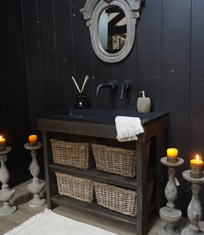 Rene Houtman Badkamermeubel Koos Oud Eiken 100,5x51,5