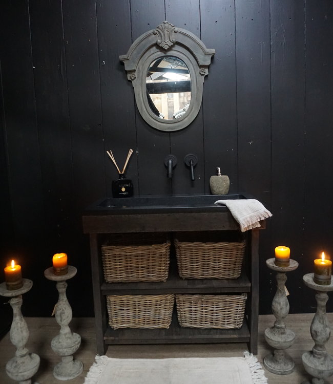 Rene Houtman Badkamermeubel Koos Oud Eiken 100,5x51,5