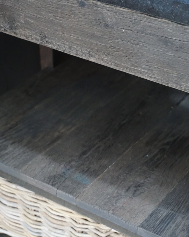 Rene Houtman Badkamermeubel Koos Oud Eiken 100,5x51,5