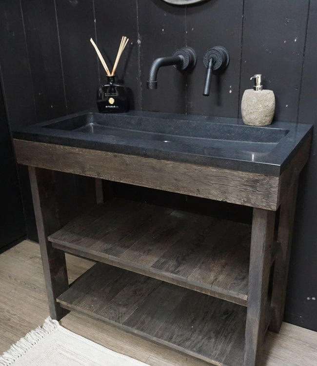 Rene Houtman Badkamermeubel Koos Oud Eiken 100,5x51,5