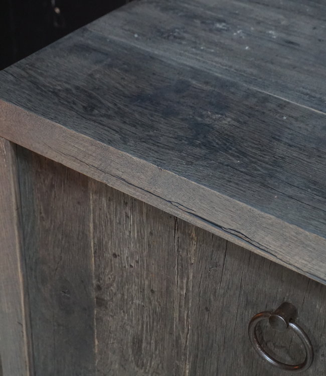 Rene Houtman Fien Landelijk Oud Eikenhout Badkamermeubel - Kies Maat