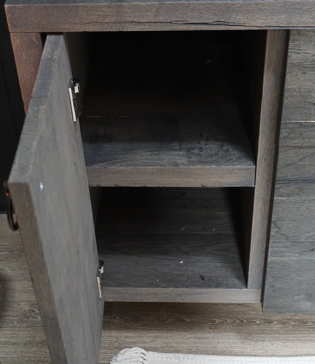 Rene Houtman Fien Landelijk Oud Eikenhout Badkamermeubel - Kies Maat