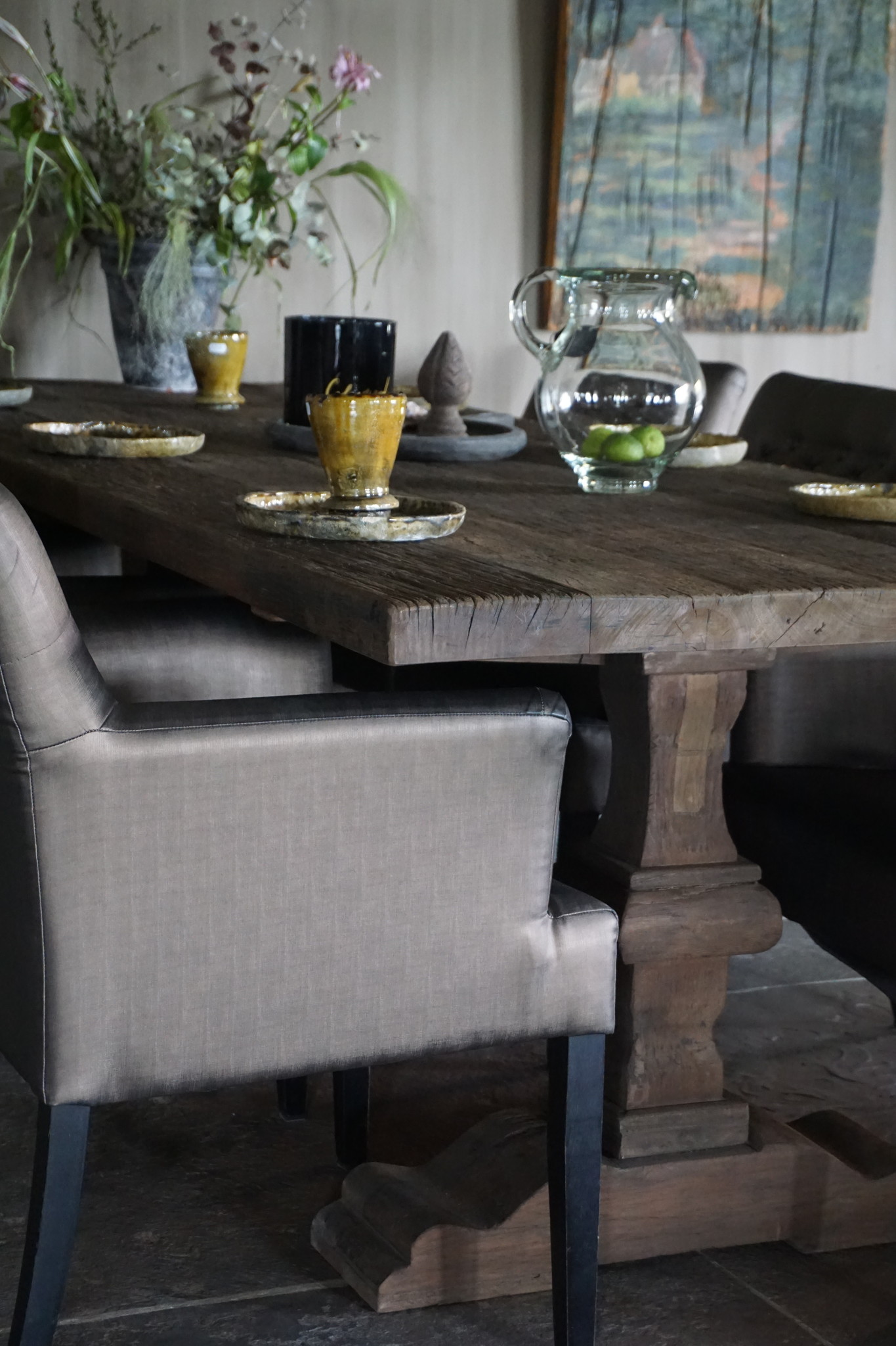 Rene Houtman Kloostertafel Huez Massief Hardhout - Kies Maat