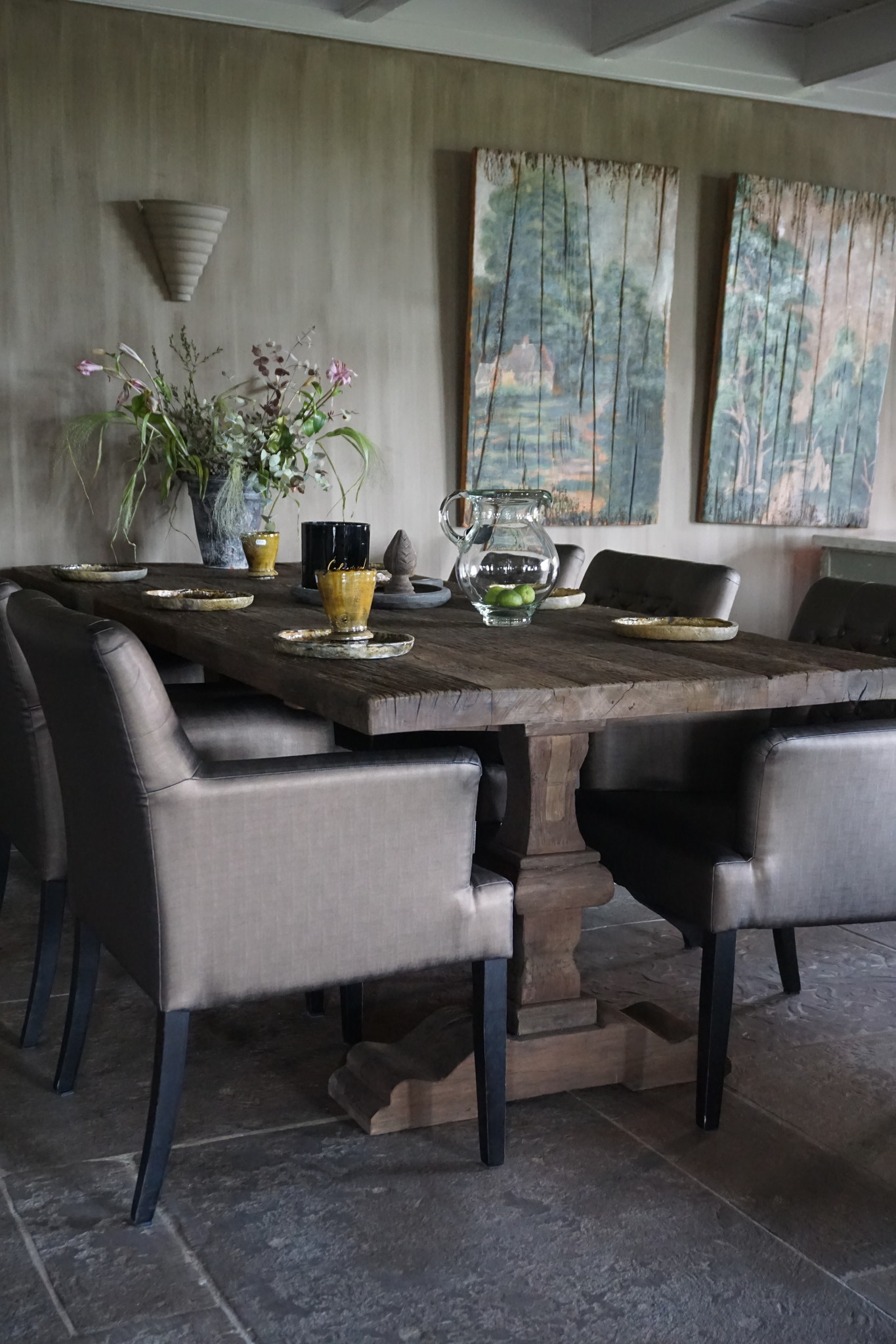 Rene Houtman Kloostertafel Huez Massief Hardhout - Kies Maat