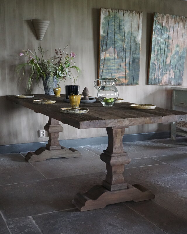 Rene Houtman Kloostertafel Huez Massief Hardhout - Kies Maat