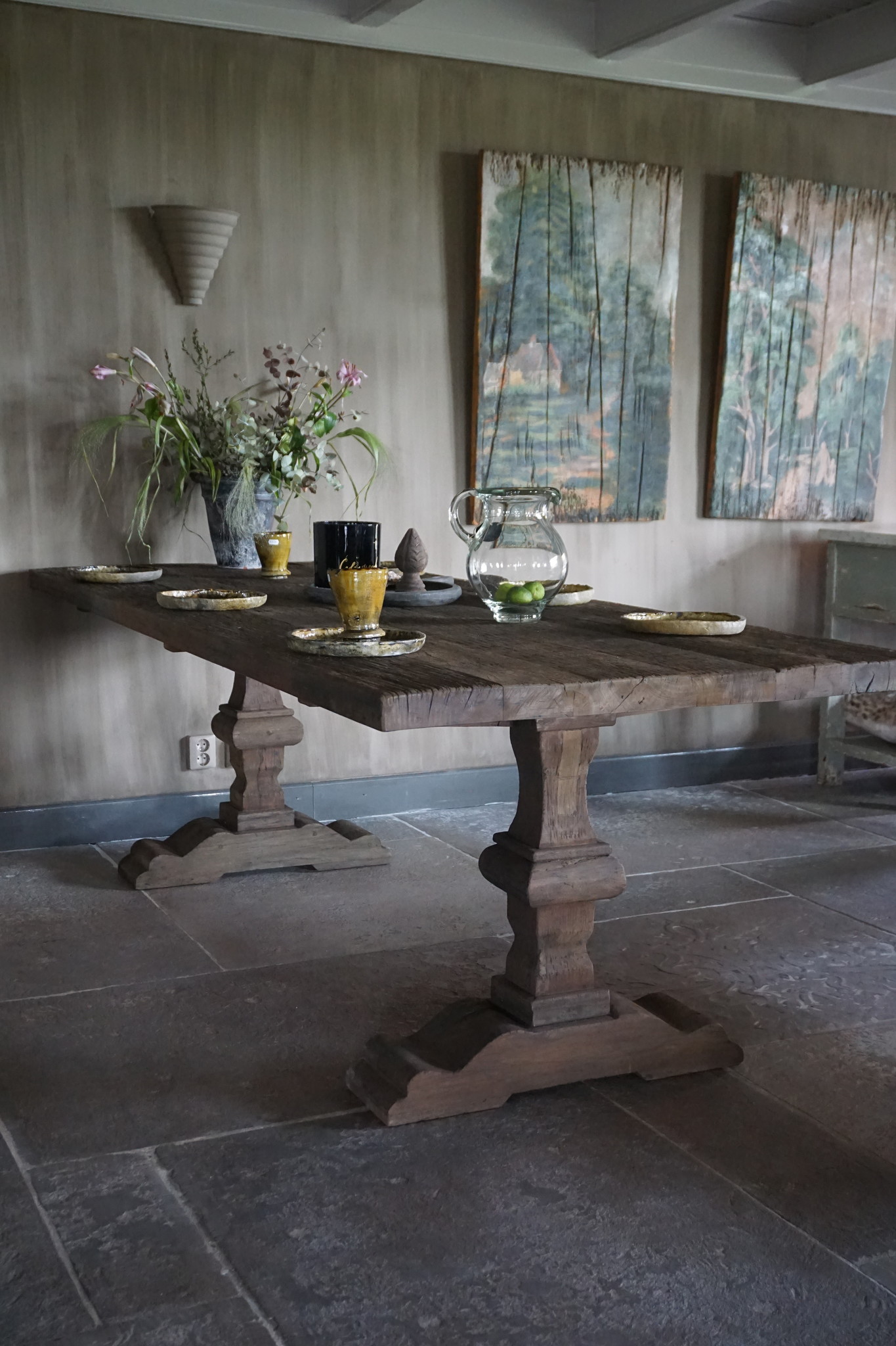 Rene Houtman Kloostertafel Huez Massief Hardhout - Kies Maat