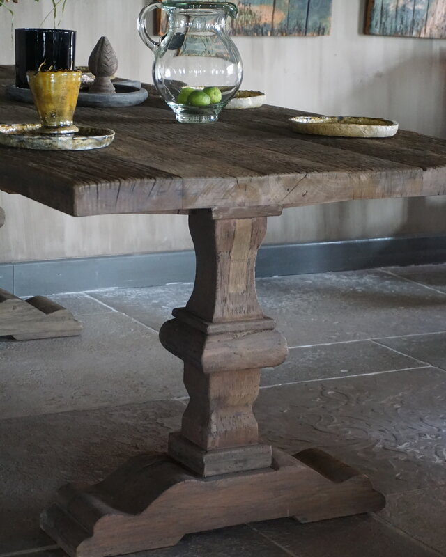 Rene Houtman Kloostertafel Huez Massief Hardhout - Kies Maat