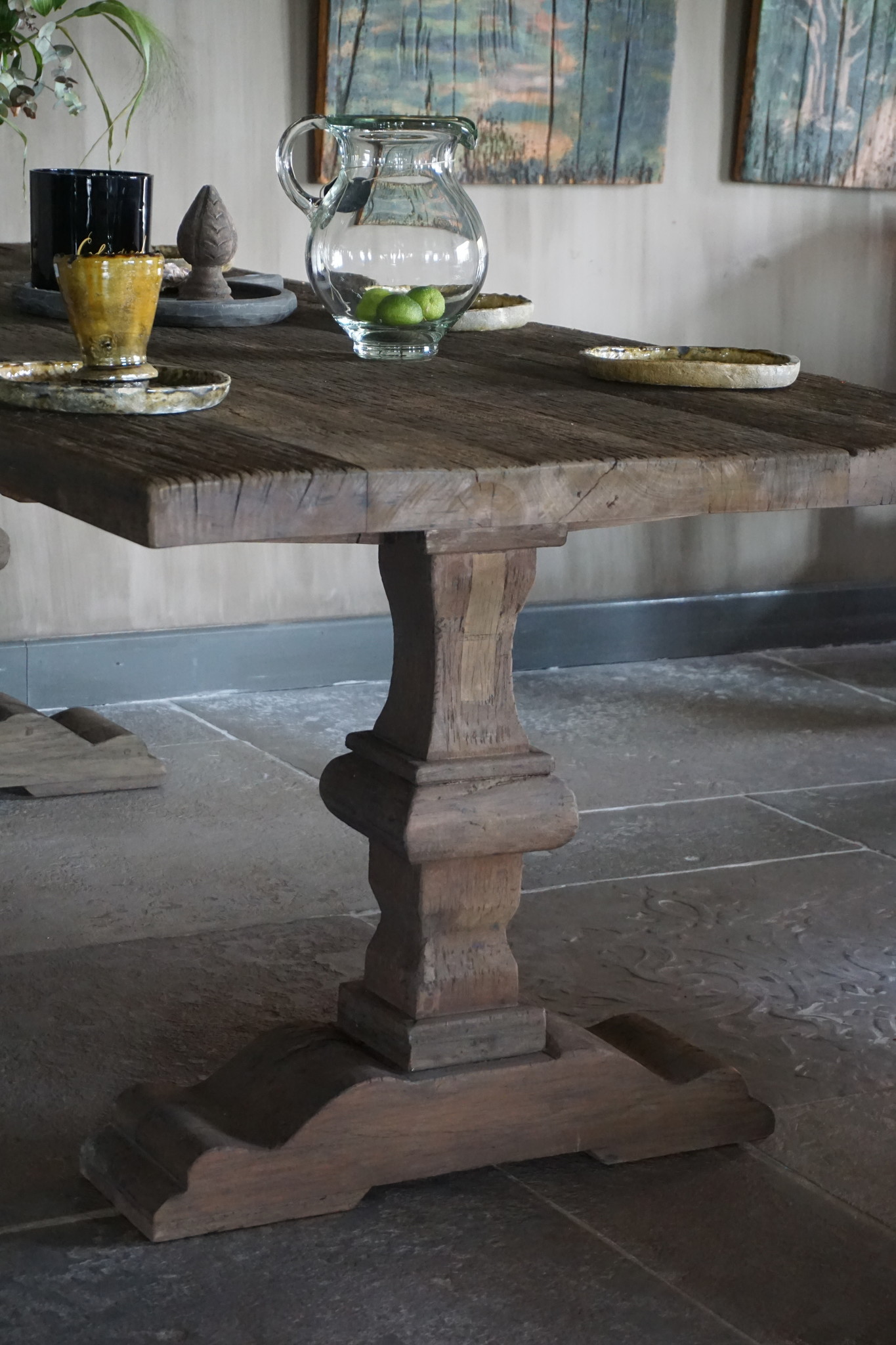 Rene Houtman Kloostertafel Huez Massief Hardhout - Kies Maat