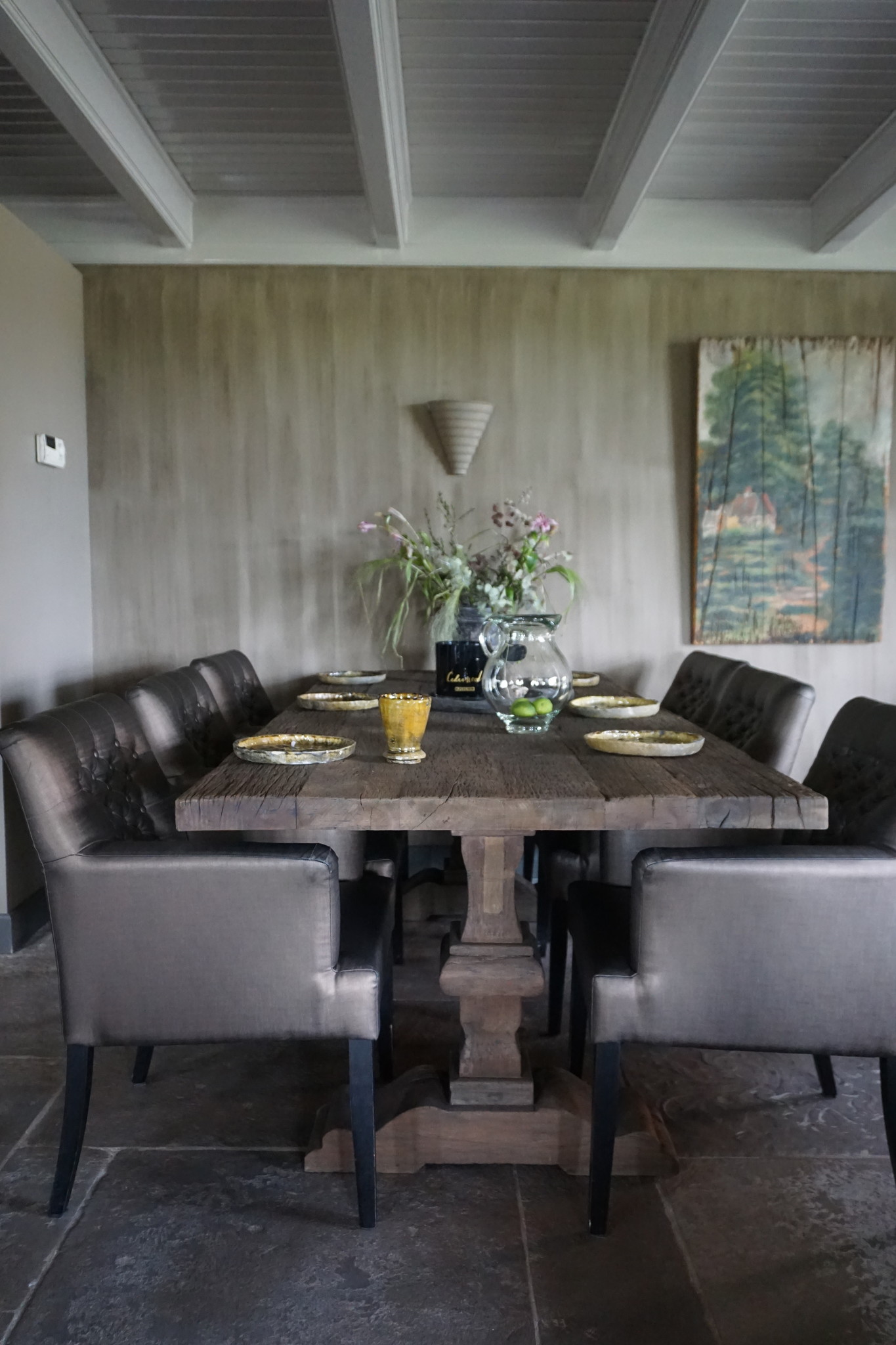 Rene Houtman Kloostertafel Huez Massief Hardhout - Kies Maat