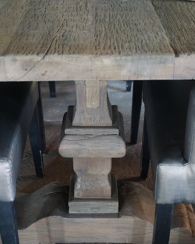 Rene Houtman Kloostertafel Huez Massief Hardhout - Kies Maat