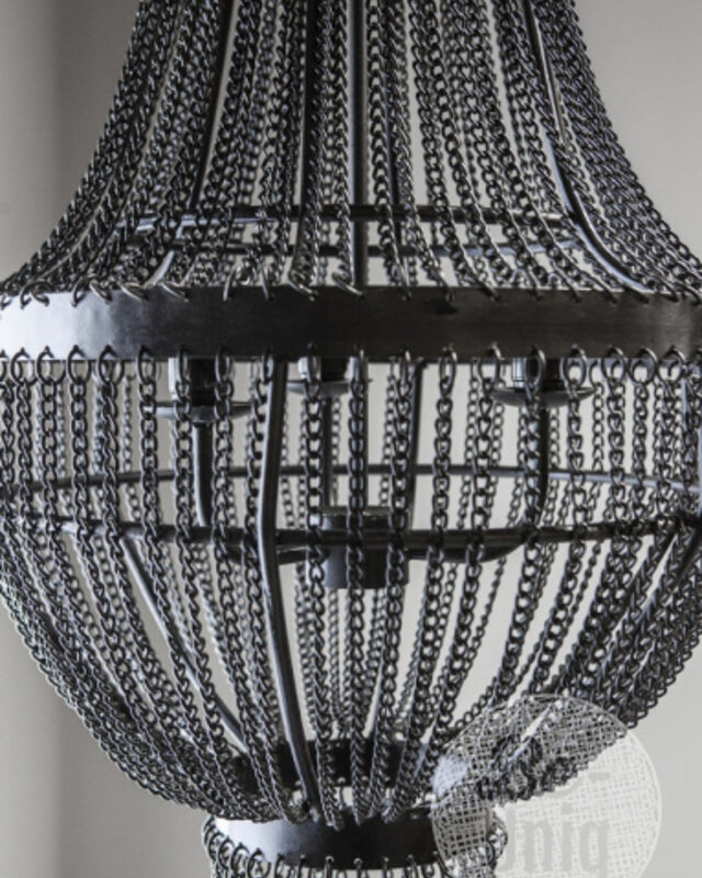Be-Uniq Hanglamp Megan Metaal L118xB55xD55 cm
