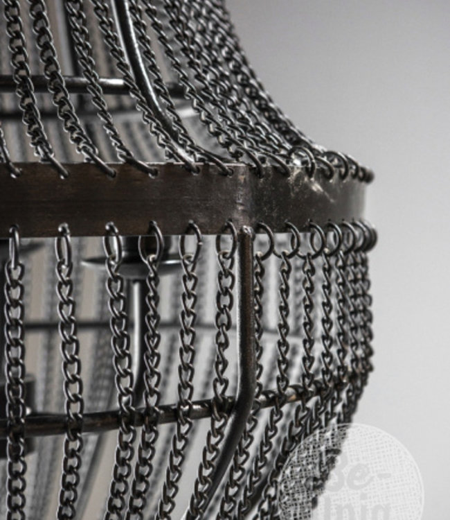 Be-Uniq Hanglamp Megan Metaal L118xB55xD55 cm