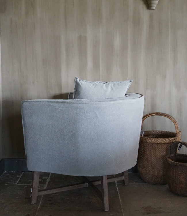 Rene Houtman Fauteuil Kaat - Light Grey - H77xB86 cm