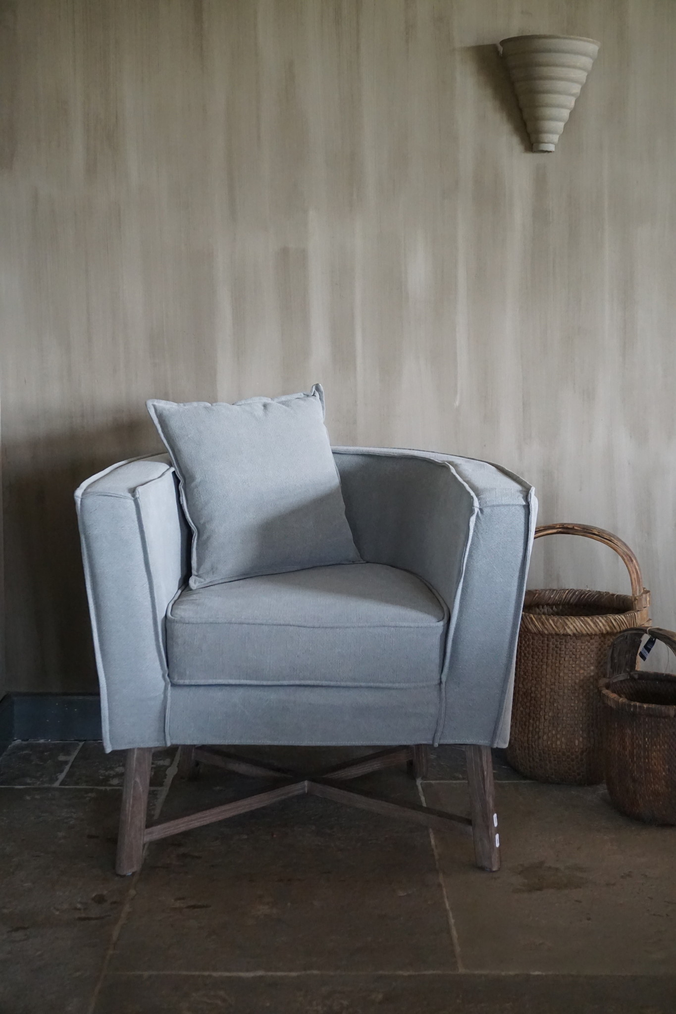 Rene Houtman Fauteuil Kaat - Light Grey - H77xB86 cm