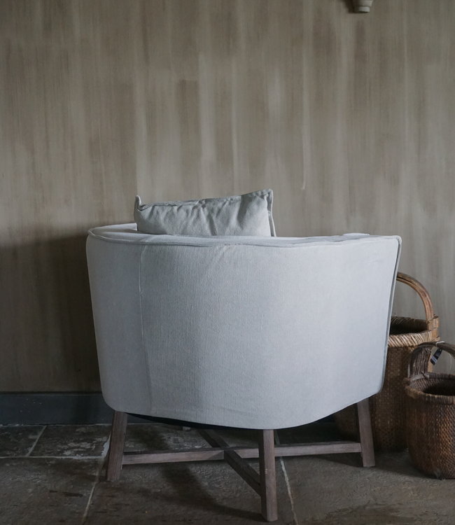 Rene Houtman Fauteuil Kaat - Taupe - H77xB86 cm