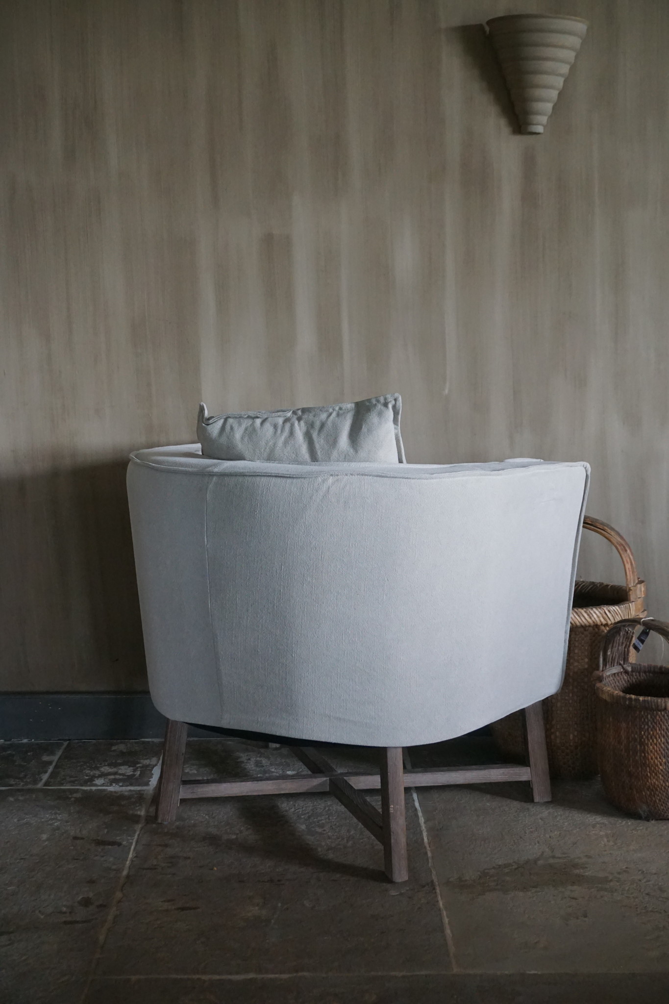 Rene Houtman Fauteuil Kaat - Taupe - H77xB86 cm