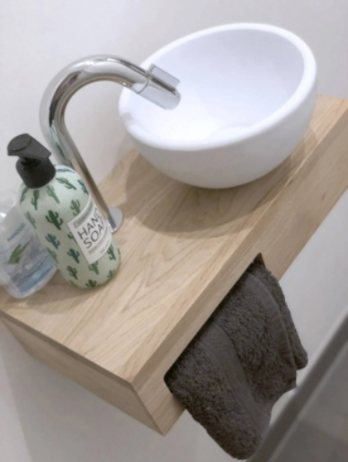Wiesbaden Wiesbaden Oak planchet 40 x 21 x 10 cm links