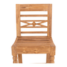 Rene Houtman Barstoel Hout Teak Flower 50x46x119 cm Rene Houtman Barstoel Hout Teak Flower 50x46x119 cm