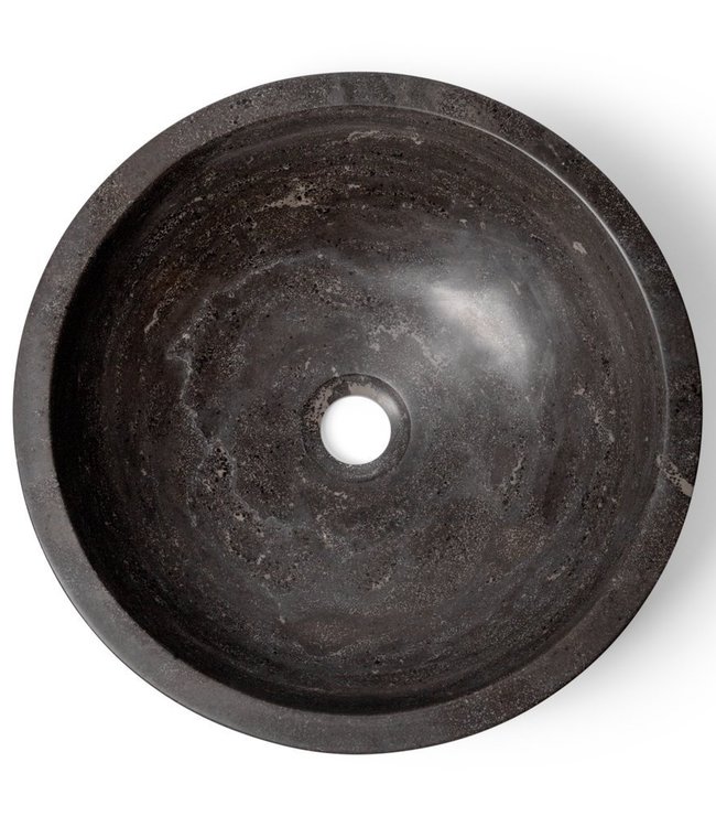 Wiesbaden Waskom Opzet Hardsteen Rond 40x12 cm