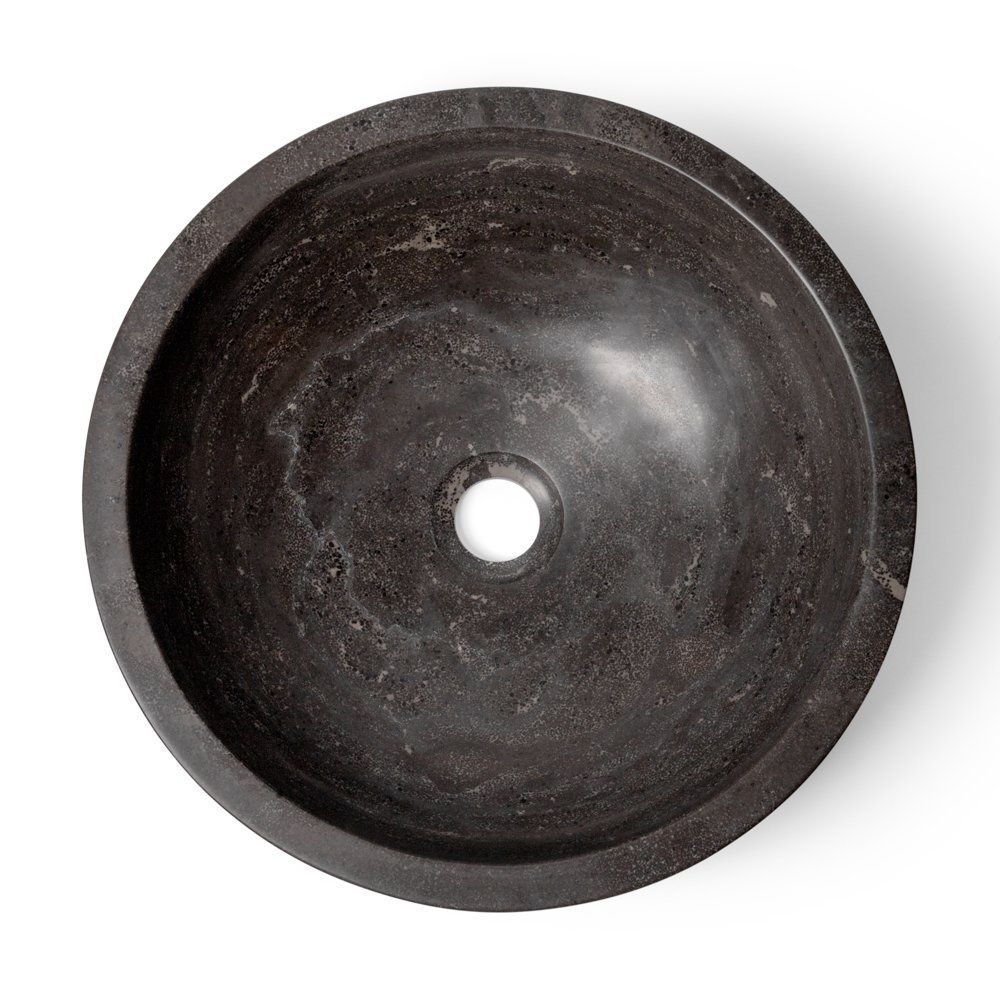 Wiesbaden Waskom Opzet Hardsteen Rond 40x12 cm