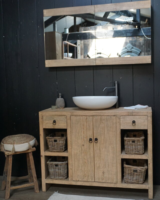 Rene Houtman Abella Houten Badkamermeubel 120 cm Naturel