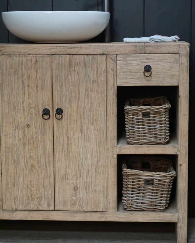 Rene Houtman Abella Houten Badkamermeubel 120 cm Naturel