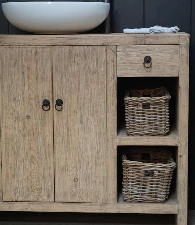 Rene Houtman Abella Houten Badkamermeubel 120 cm Naturel