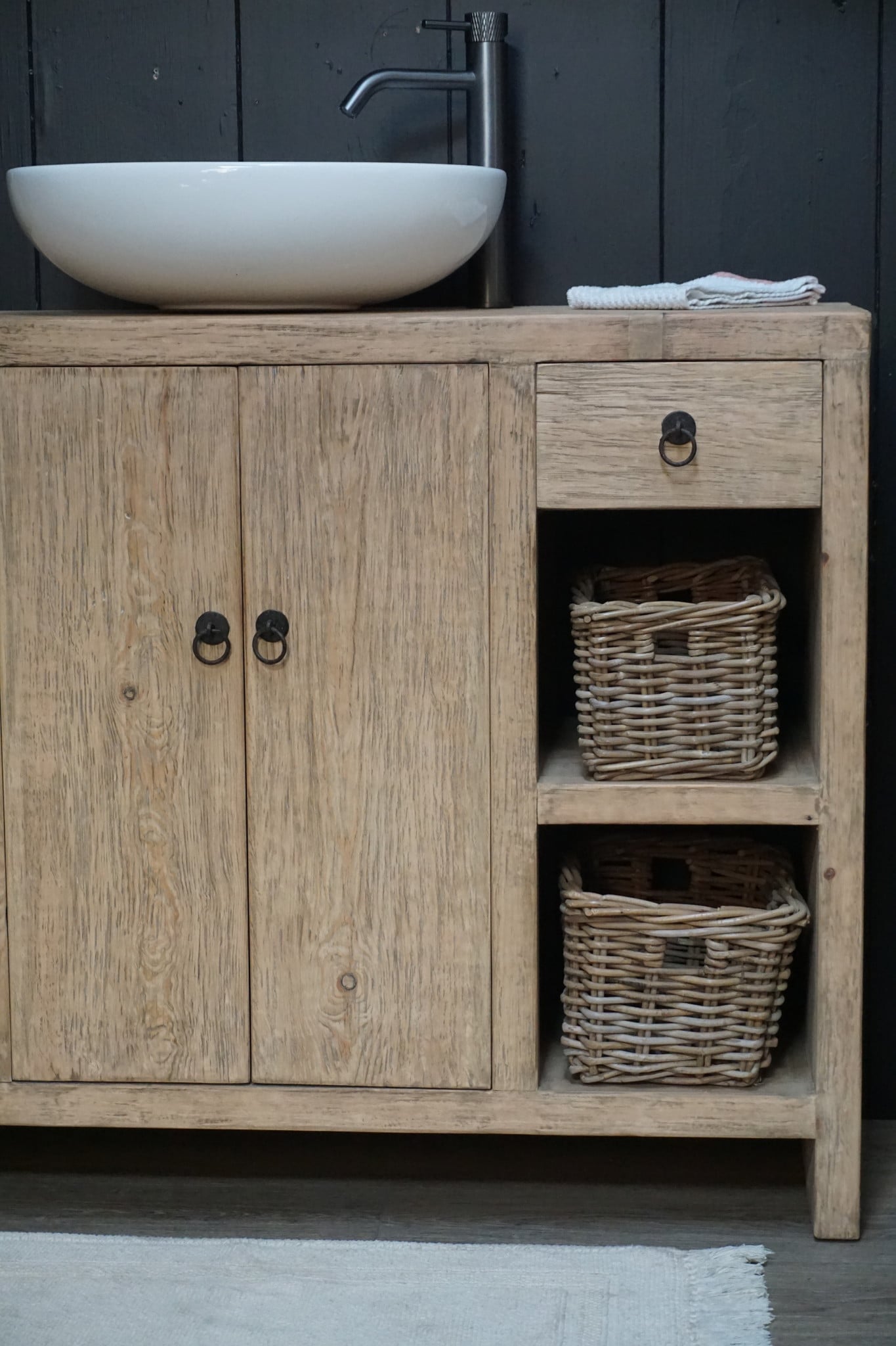 Rene Houtman Abella Houten Badkamermeubel 120 cm Naturel