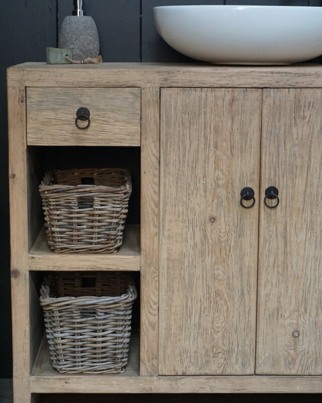 Rene Houtman Abella Houten Badkamermeubel 120 cm Naturel
