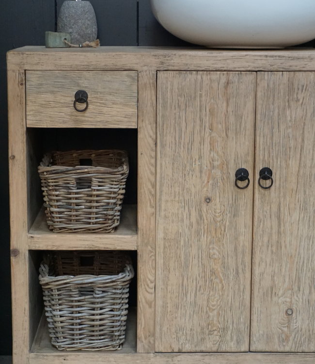 Rene Houtman Abella Houten Badkamermeubel 120 cm Naturel