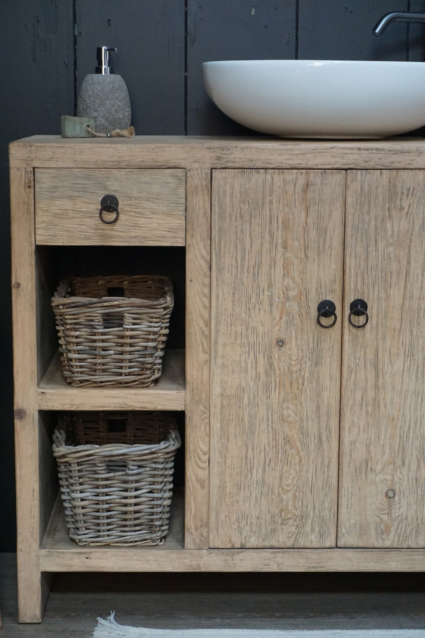 Rene Houtman Abella Houten Badkamermeubel 120 cm Naturel