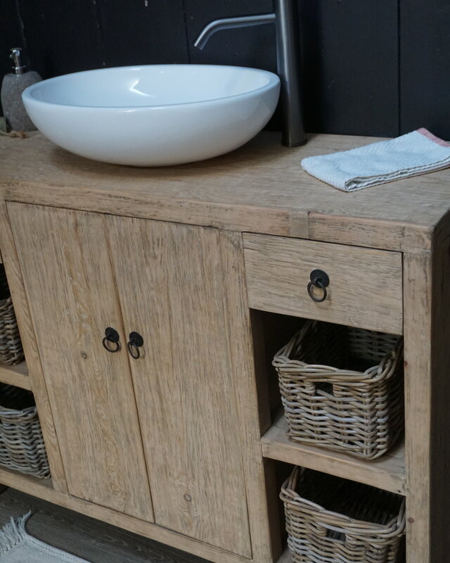 Rene Houtman Abella Houten Badkamermeubel 120 cm Naturel