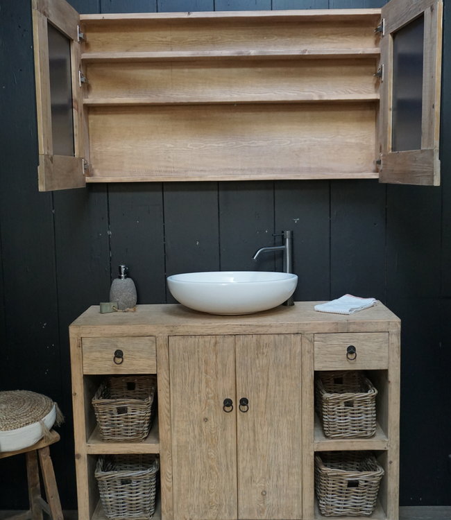 Rene Houtman Abella Houten Badkamermeubel 120 cm Naturel