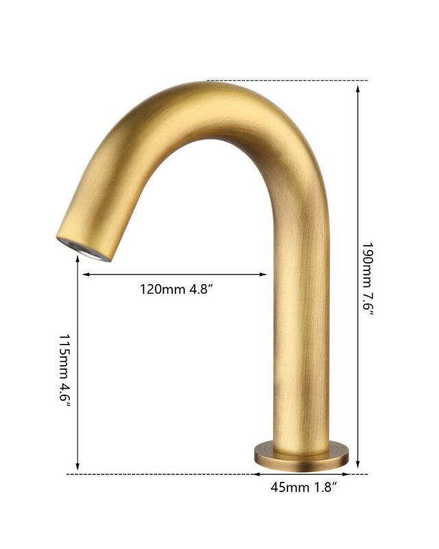 Rene Houtman Cesaro Kleine Sensorkraan - Koud Water - H19 cm