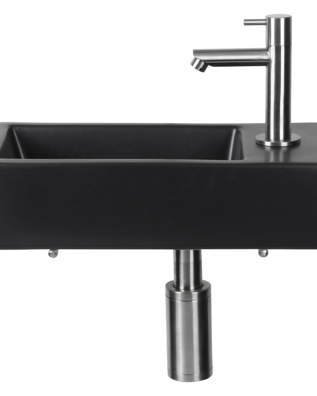Differnz Differnz Hator Fonteinset - 37,5 x 18,5 x 9 cm - Mat Zwart
