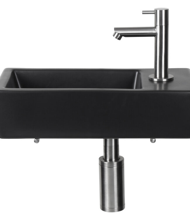 Differnz Differnz Hator Fonteinset - 37,5 x 18,5 x 9 cm - Mat Zwart