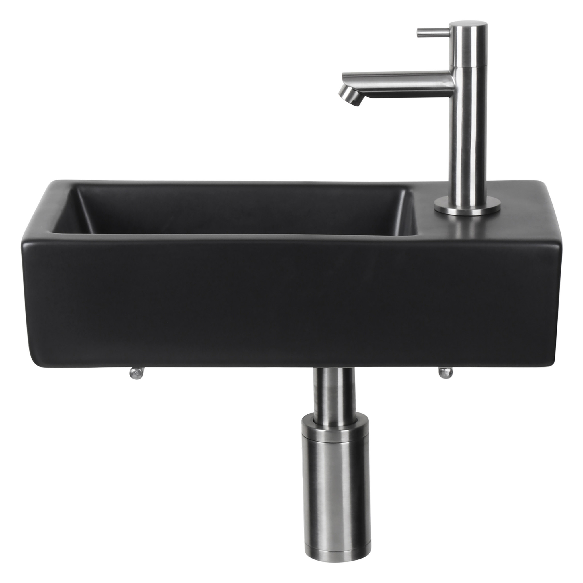Differnz Differnz Hator Fonteinset - 37,5 x 18,5 x 9 cm - Mat Zwart