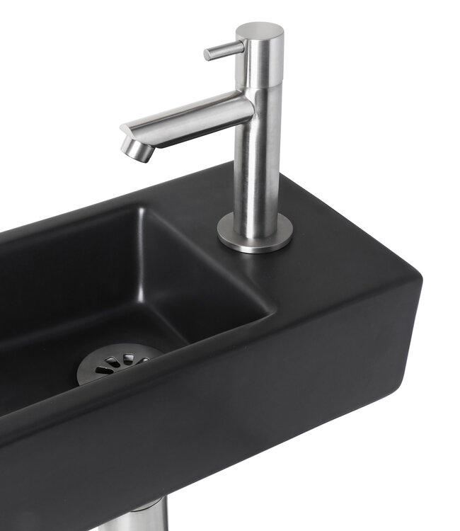 Differnz Differnz Hator Fonteinset - 37,5 x 18,5 x 9 cm - Mat Zwart