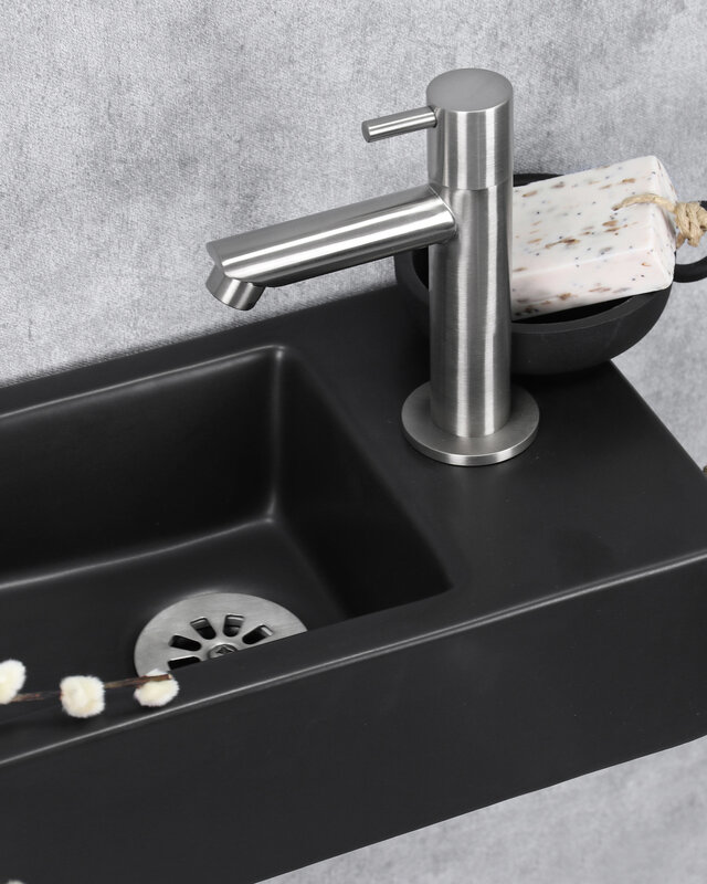 Differnz Differnz Hator Fonteinset - 37,5 x 18,5 x 9 cm - Mat Zwart