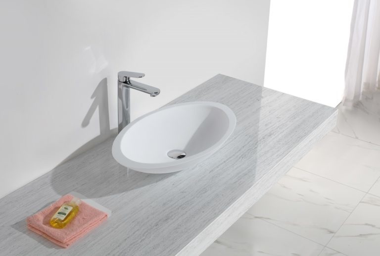 Wiesbaden Kim Waskom Ovaal - 59 x 35 x 11 cm - Mat Wit