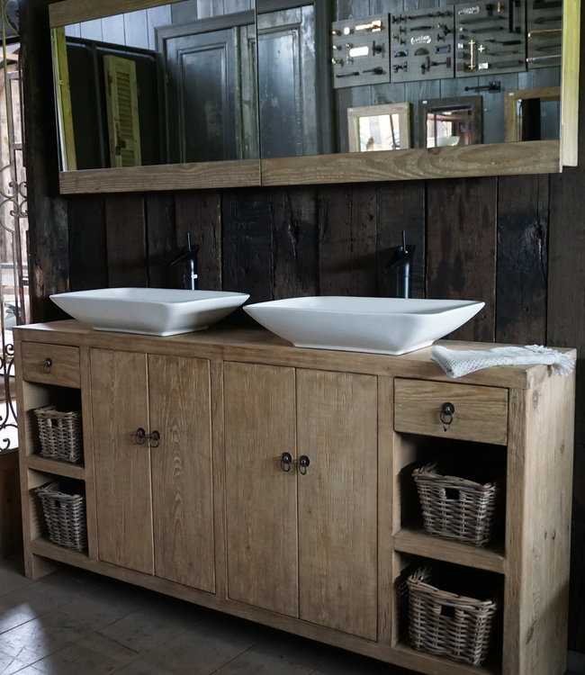 Rene Houtman Abella Houten Badkamermeubel 180 cm Naturel