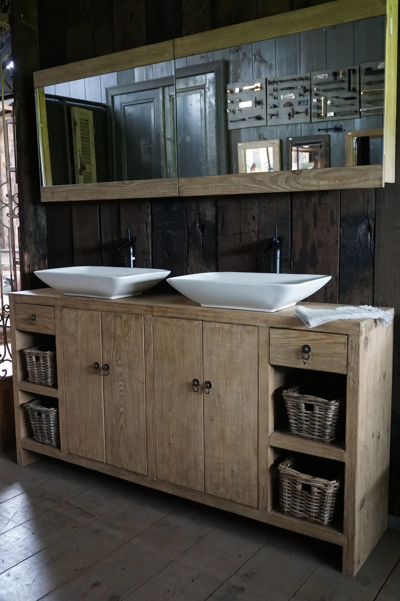 Rene Houtman Abella Houten Badkamermeubel 180 cm Naturel