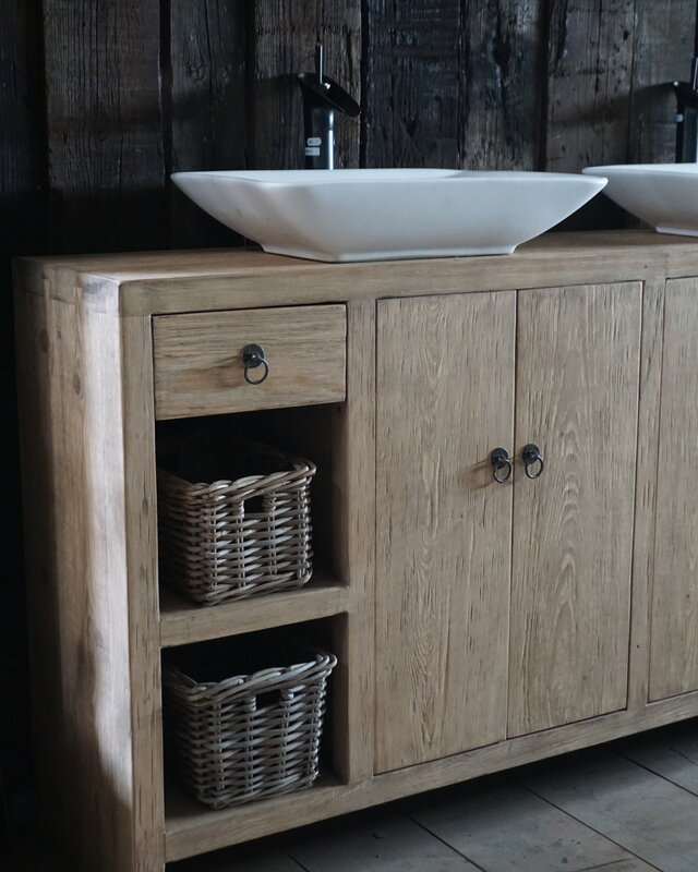 Rene Houtman Abella Houten Badkamermeubel 180 cm Naturel