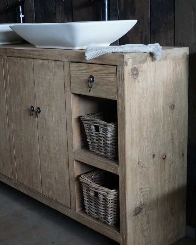 Rene Houtman Abella Houten Badkamermeubel 180 cm Naturel
