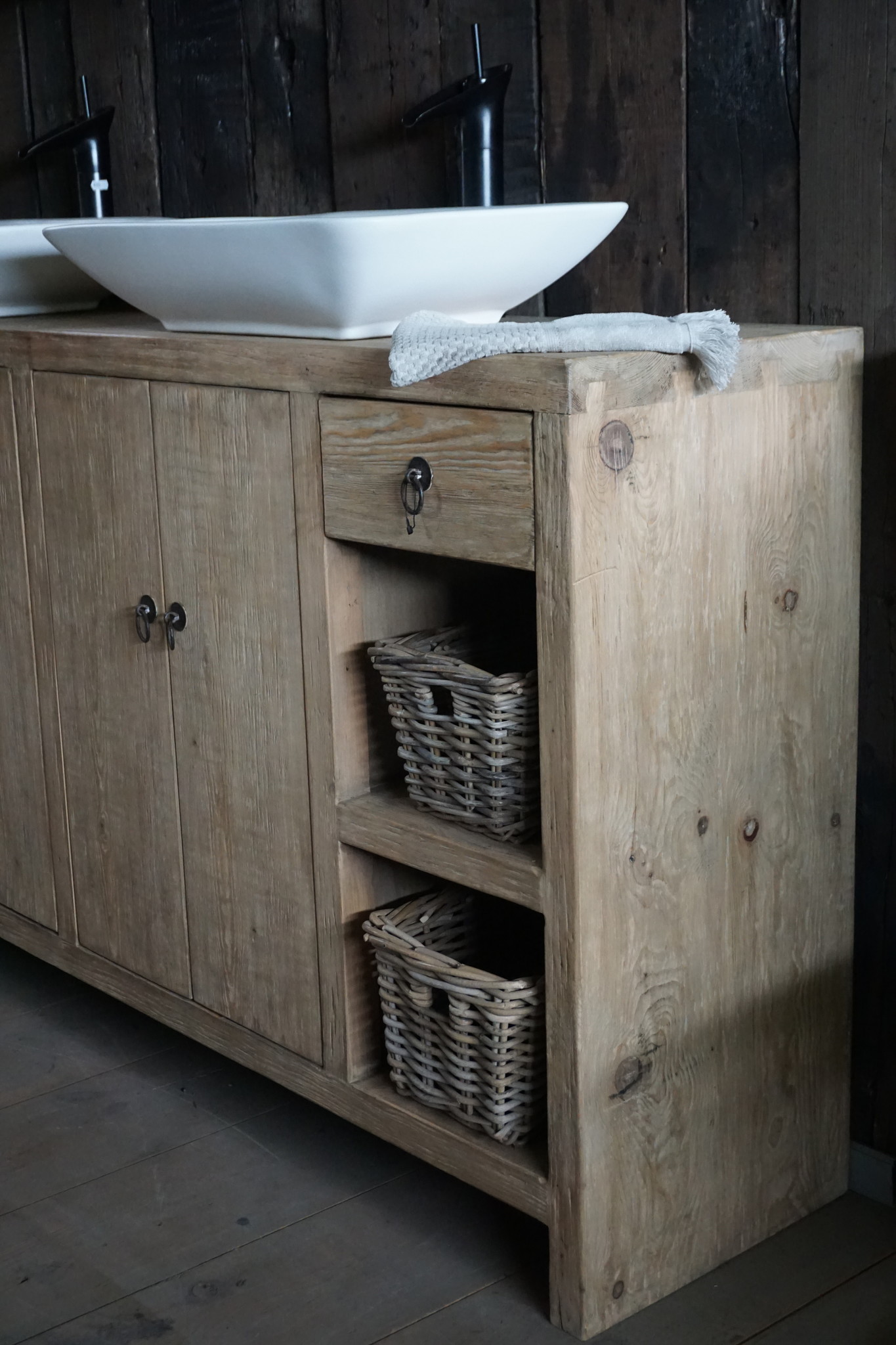 Rene Houtman Abella Houten Badkamermeubel 180 cm Naturel