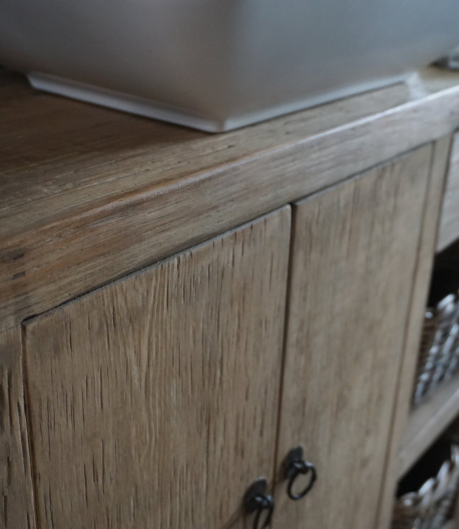 Rene Houtman Abella Houten Badkamermeubel 180 cm Naturel