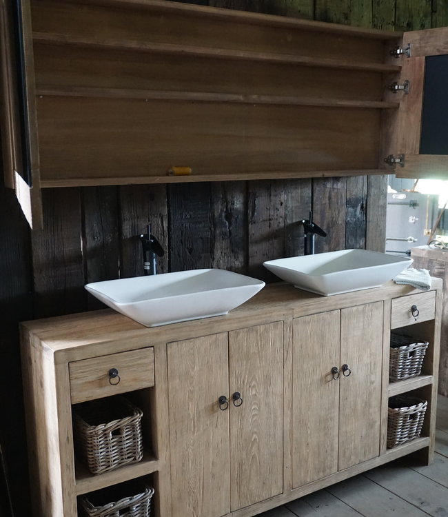 Rene Houtman Abella Houten Badkamermeubel 180 cm Naturel