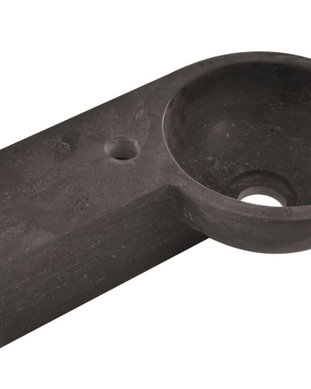 Wiesbaden Fontein Links Rond 40x23x10 Hardsteen Gezoet