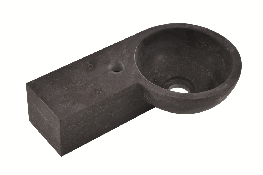 Wiesbaden Fontein Links Rond 40x23x10 Hardsteen Gezoet