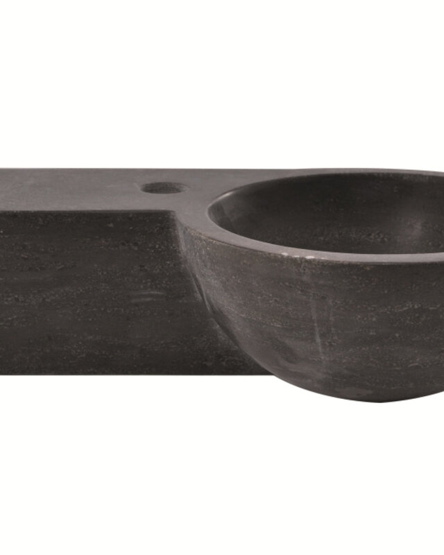 Wiesbaden Fontein Links Rond 40x23x10 Hardsteen Gezoet